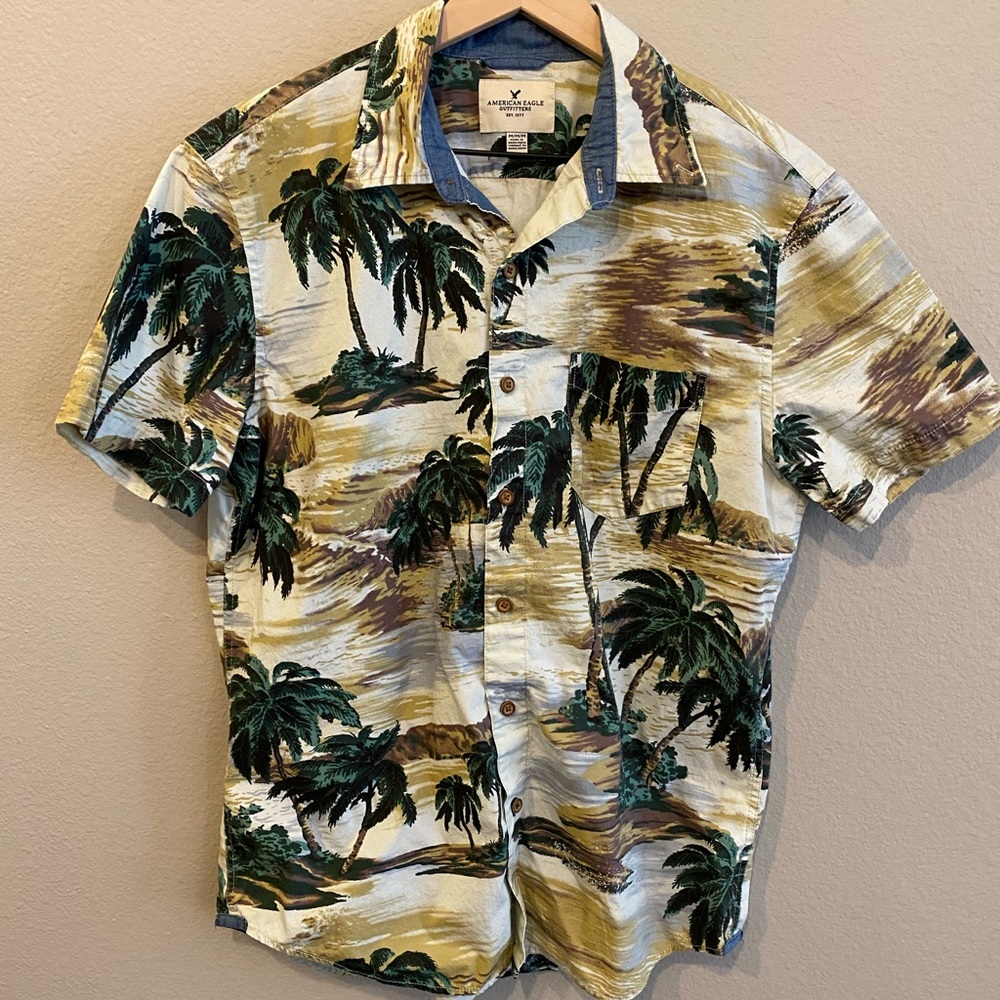 American Eagle Hawaiian Shirt